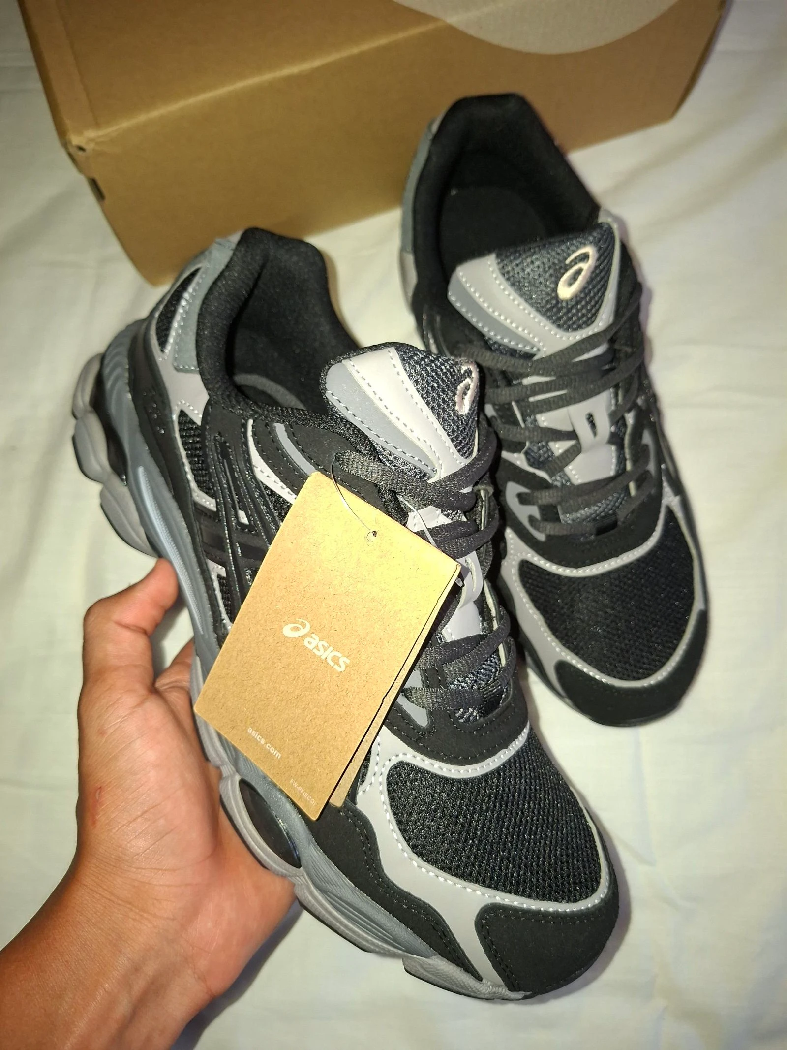 Asics Gel Nyc, Noir et Gris, 44 – photo 2